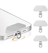 COCASES Phone Tether Tab, Phone Lanyard Tab Universal Phone Lanyard Patch, Metal Stainless Steel ...
