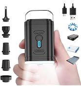 BAMCOO Portable Air Mattress Pump for Inflatables, 3-in-1 Camping Air Pump with 2400mAh Battery &...