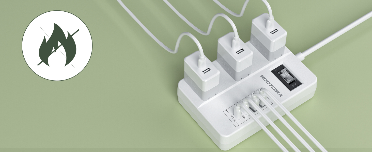 2 prong power strip