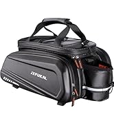 JXFUKAL Bike Bags for Bicycle Rear rack - 9.5L/17L/40L Hard Shell Waterproof Bike Ebike Trunk Pan...