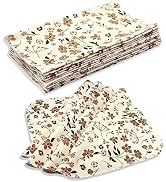 PINOWU Reusable Paper Towels Cotton Cloths (12pcs), Absorbent Kitchen Dishcloths (10x10 inch) Was...