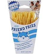 Penn-Plax Squeak Eats Friend Fries - Crispy and Delicious Small Animal Treats - Fun Fry-Shaped Sn...