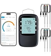 Govee Bluetooth Meat Thermometer, Wireless Meat Thermometer for Smoker Oven, Digital Grill Thermo...