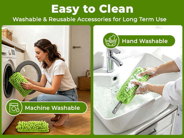 Machine and Hand Washable