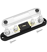 DaierTek ANL Fuse Holder with 600 Amp ANL Fuse M10 Stud Terminals Max 750A Marine ANL Fuse Block ...