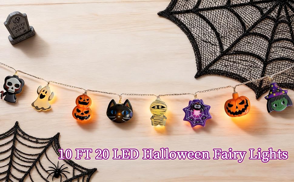 Halloween garden lights