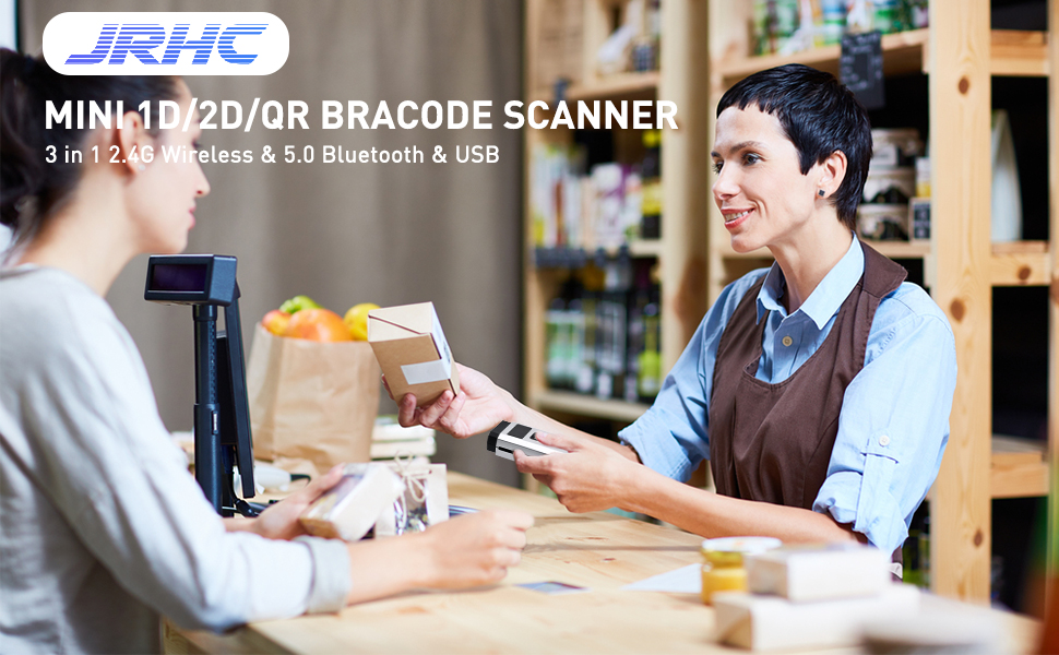 Mini 2D Bluetooth Barcode Scanner