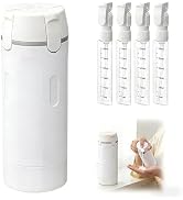 ZXAPJJD 4 in 1 Travel Dispenser Bottle Leakproof Refillable Travel Bottles for Toiletries Portabl...
