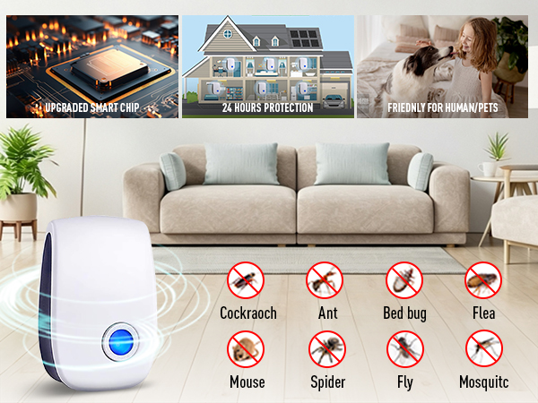 Keep the mouse, spider, fly and other pests away
