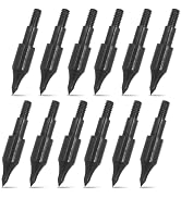 AREYCVK (12Pcs) Archery Points,100 Grains Archery Field Points,Archery Practice Hunting Arrow Tip...