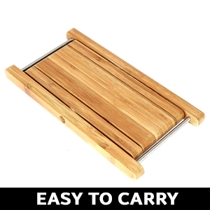 Guitar Foot Rest Wooden Bamboo Foldable Non-Slip Wood Footstool Foot Stand Leg Support