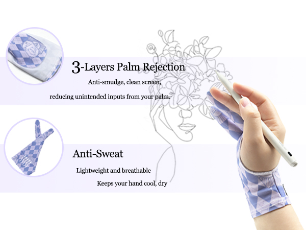 3 layer artist glove