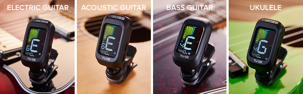 boss, fender, snark, clip on, tuner, guitar, bass, ukulele, violin, reliable, best, tu, cheap,