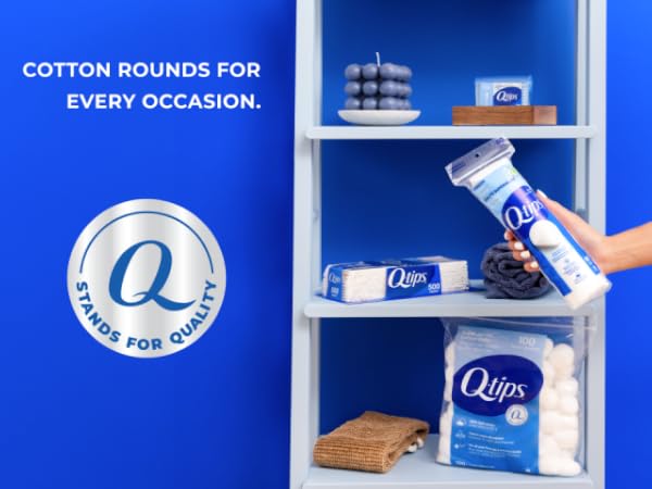 Q Tips Cotton Rounds