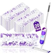 20 Pack Disposable Mopping Pads Refills for Swiffer PowerMop,Compatible with Swiffer Power Mop Re...