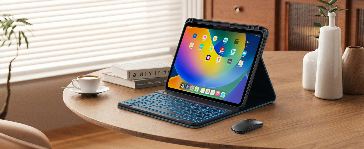 ipad 10th generation case with keyboard and mouse