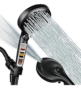 Handheld Shower Head with Filter: INAVAMZ 10 Spray Settings High Pressure Shower Head with ON/OFF...