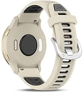 Bolesi Silicone 18mm 20mm 22mm Watch Bands Compatible with Garmin Venu 2S/Vivoactive 4S/Venu 3S/F...