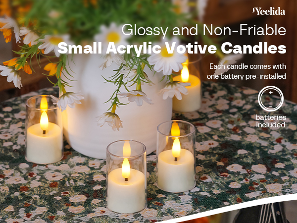 flameless tea light candles