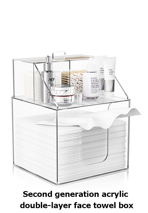 Acrylic Double Layer Face Towel Holder