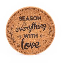 cork coasters for drinks absorbent with holder wooden table gifts set funny coaster cup coffee cute