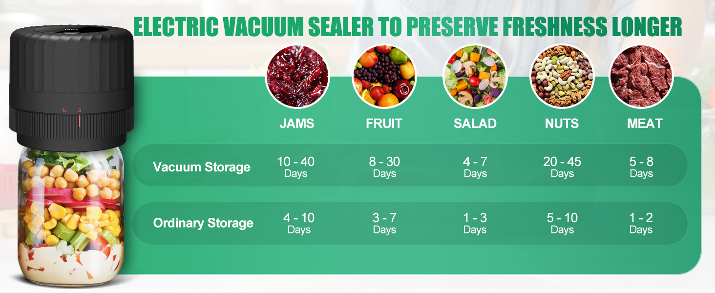 jar vacuum sealer kit