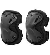 AOUTACC Combat Elbow Protective Pads Set for Outdoor CS Paintball Game Cycling Safety Skateboardi...