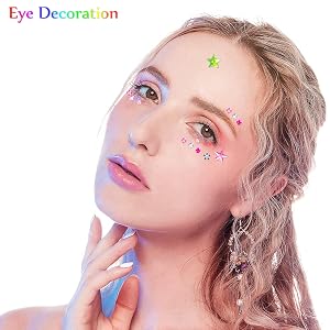 eye gems hair jewels for girls face jewels stickers for girls