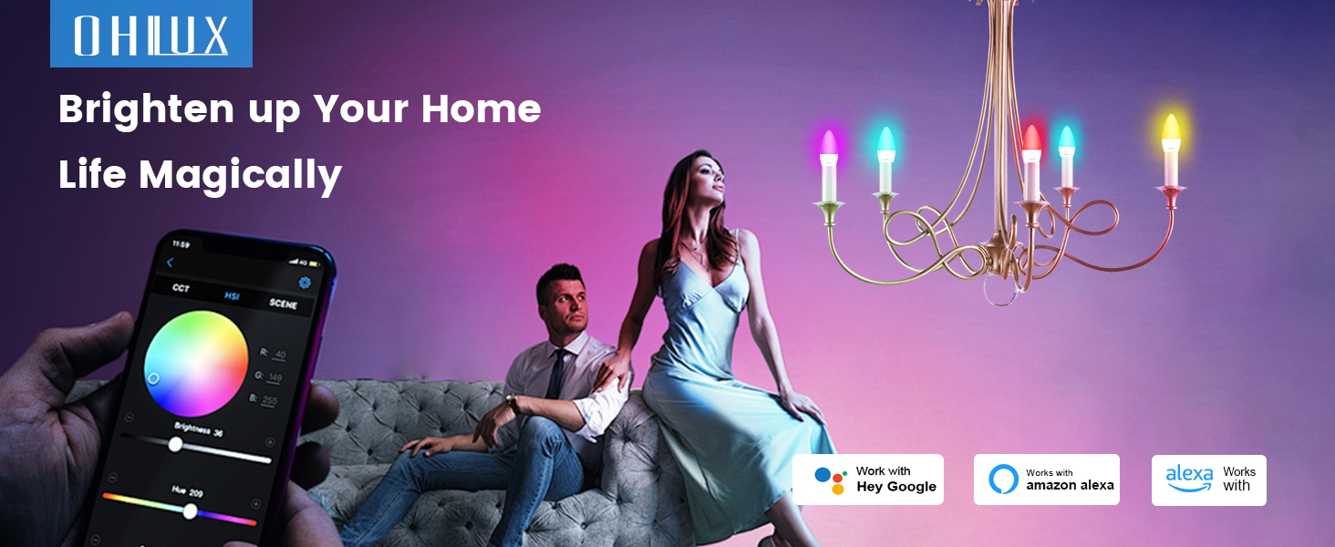 Smart Candelabra Led Light Bulbs