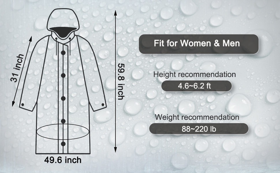 rain jacket for adults