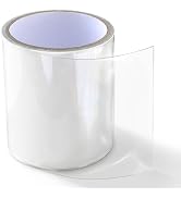 Birllaid Waterproof Clear Repair Tape Outdoor Heat Resistant Vinyl Patch Heavy Duty for Awning, I...