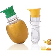 UrBestChoose Lemon Squeezer - Manual Citrus Juicer with Screw-Top Lid & Built-In Filter, Dual-Use...