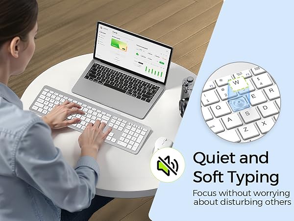 quiet keyboard mouse combo