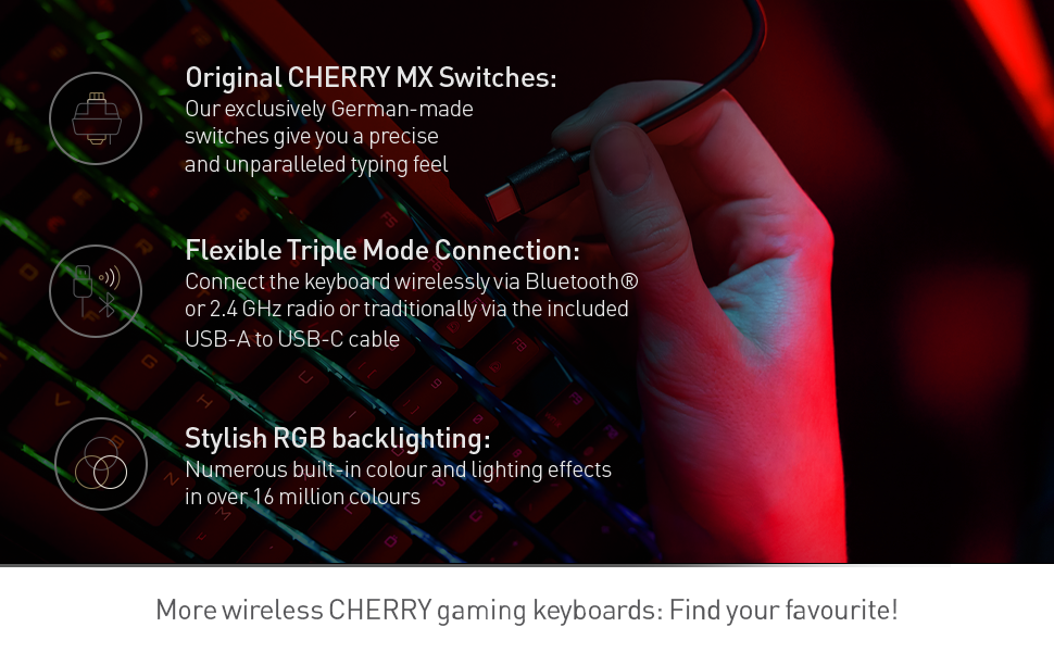 cherry mx 3.0s wireless three