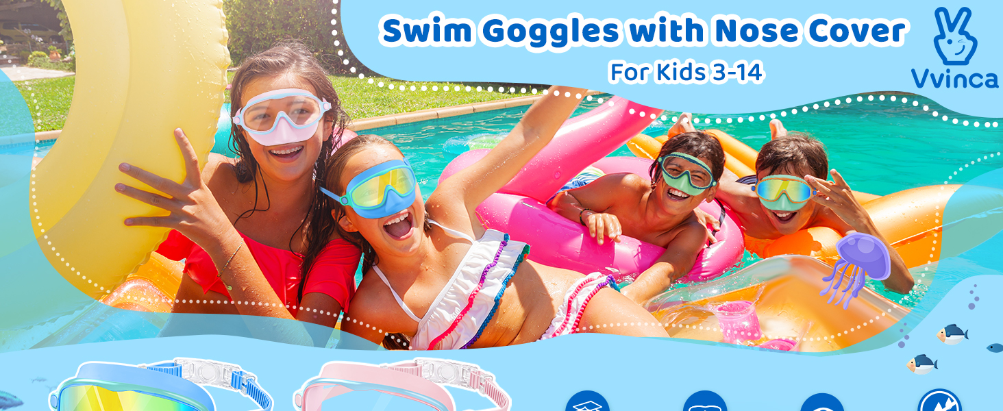 goggles with nose cover