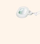 KUVRS 2,200 Lumens, 12X Magnifying Glass with Light and Stand, Floor Lamp with 3-Axis Rotary Head...