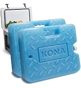 Kona Ice Pack for Coolers – 4 lb Reusable Refreezable Cooler Ice Pack, Long Lasting Gel Pack for ...