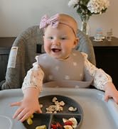 Moonkie Silicone Baby Bibs Set Of 2, BPA Free Waterproof Soft Durable Adjustable Silicone Bibs fo...