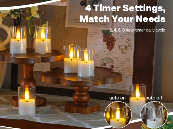flameless tea light candles