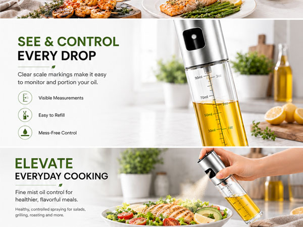 NIKKIER Oil Sprayer for Cooking