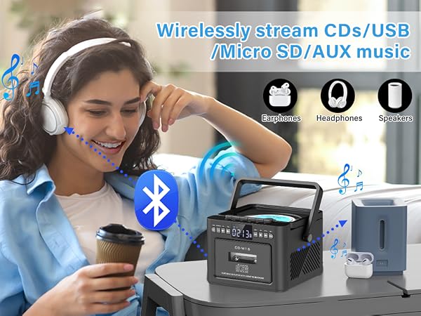 cd player boombox