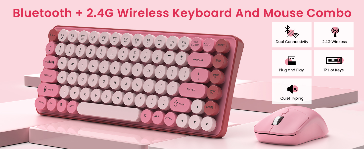 wireless keyboard and mouse combo