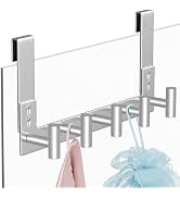 PMMASTO Shower Door Hooks, (7.5 Inch) Extended Towel Hook for Bathroom Frameless Glass Shower Doo...