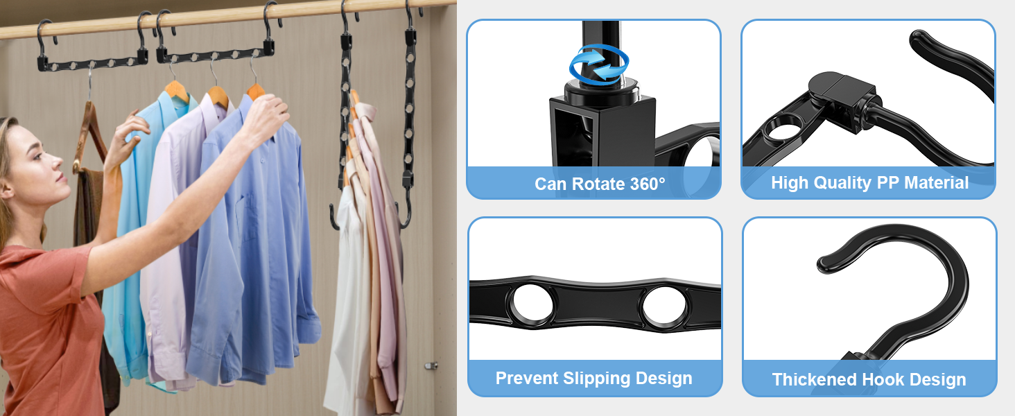 hangers space saving organizer saver clothes closet organization storage hanging