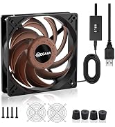 MEGAttA 120mm High Speed 2500 RPM Low Noise External Cooling Fan,for Receiver,Raspberry, PlayStat...