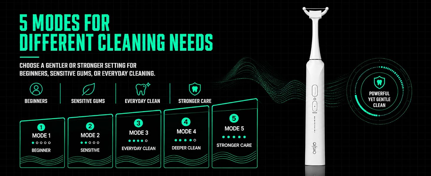 5 Cleaning Modes