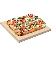 Chef Pomodoro Rectangular Pizza Stone for Oven and Grill, Best Baking Stone for Ovens and Grills,...