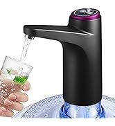 BIMVER Water Dispenser Pump for 5 Gallon Bottle, Quantitative Drinking Water Pump Portable USB Ch...