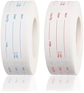 2 Rolls 1000 Pieces Removable Food Labels, 1 x 2 Inch Date Stickers for Freezer, Refrigerator Foo...