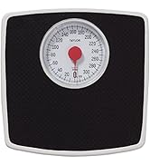 Taylor Battery Free Analog Scales for Body Weight, 330LB Capacity, Easy to Read Large 4.25-inch D...